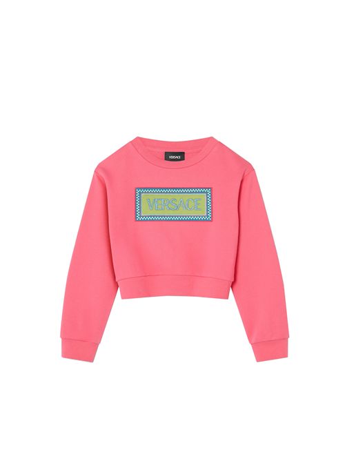 Felpa, bambina, logata. VERSACE | 1022899 1A169632P1E0